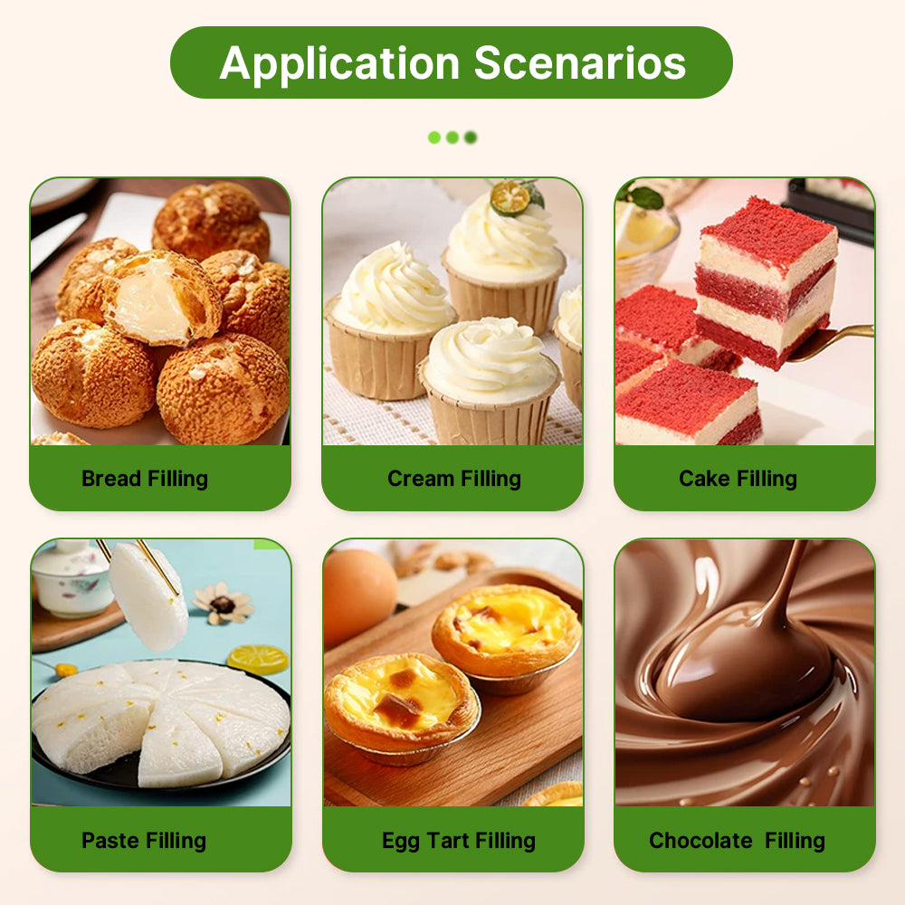 Automatic Cup Cake Paste Cream Filling Making Machine