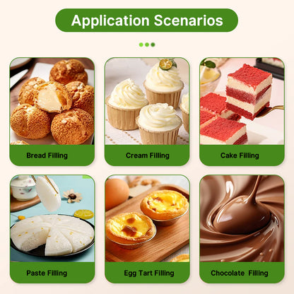 Automatic Cup Cake Paste Cream Filling Making Machine