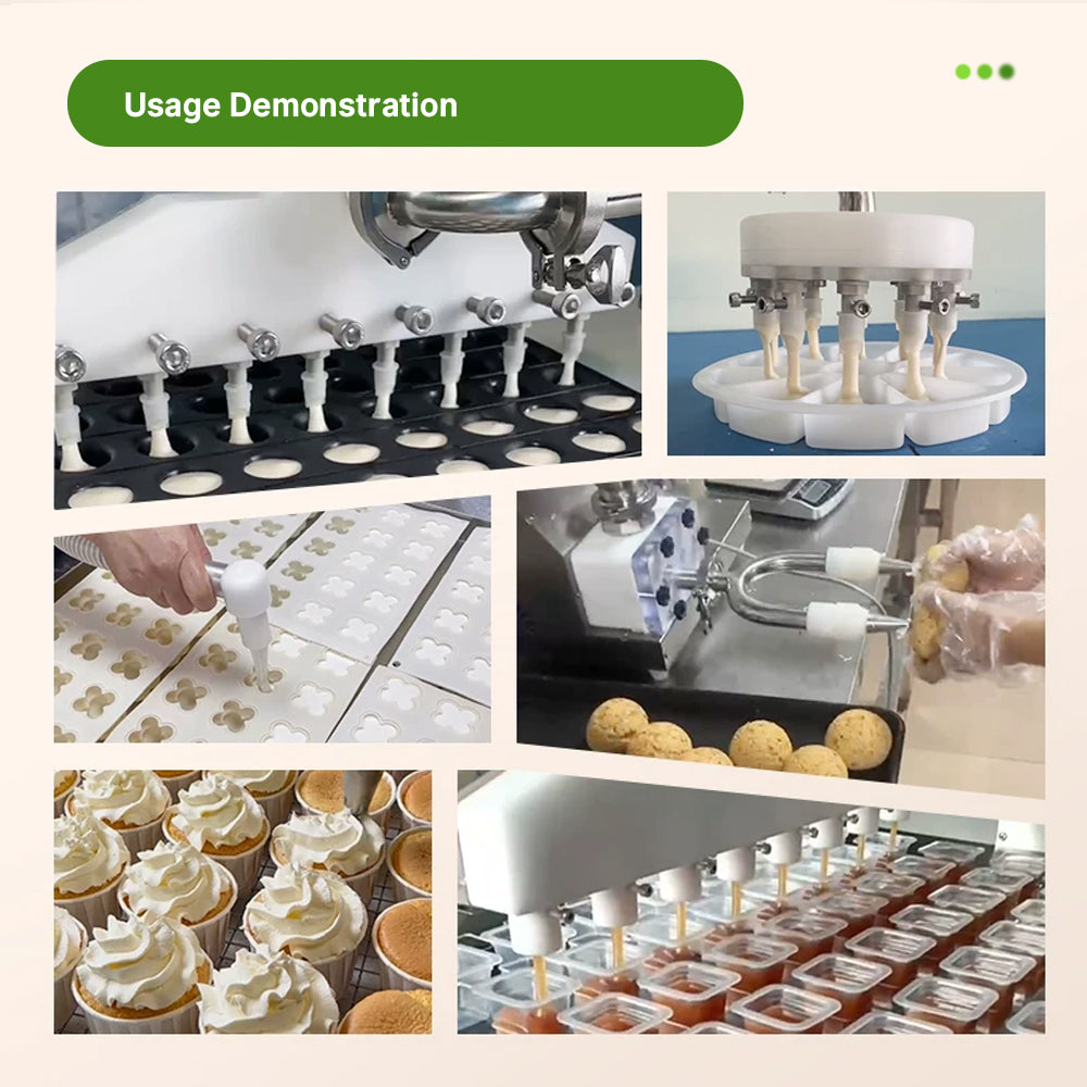Automatic Cup Cake Paste Cream Filling Making Machine