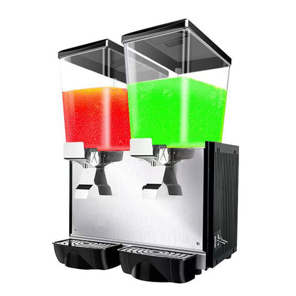 Commercial Double-Cylinder Juice Cold Drink Making Machine with Stirring Function