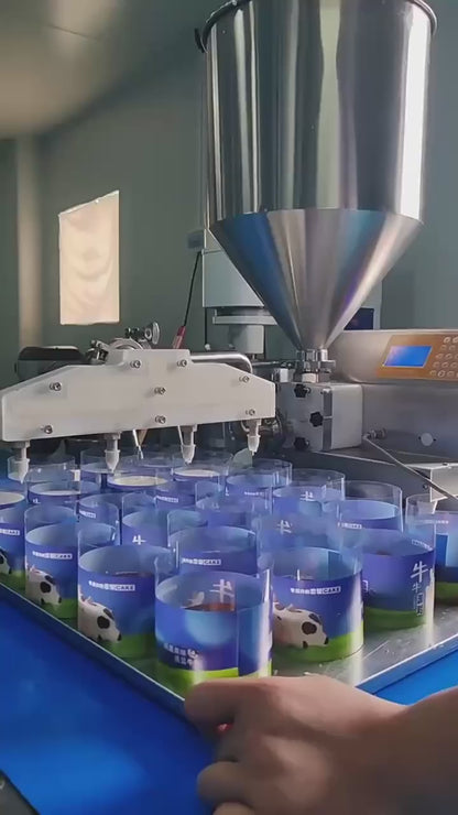 Automatic Cup Cake Paste Cream Filling Making Machine