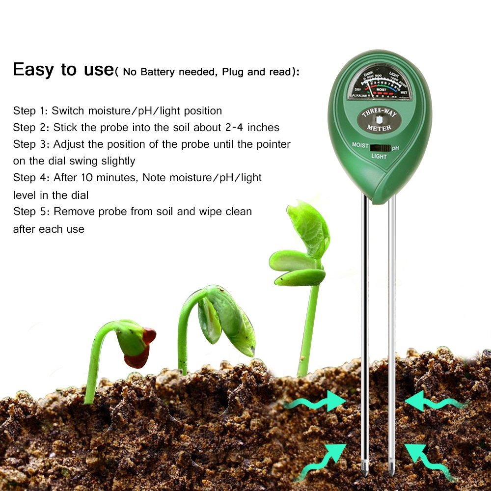SOIL TESTER MOISTURE METER - Litgrow